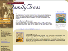 Tablet Screenshot of familytrees.net